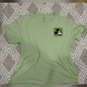 Disney Olive Green Mickey Mouse T-Shirt
